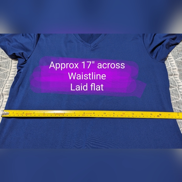 TEX2FIT size med ladies, navy colour T shirt, EUC - Picture 6 of 11